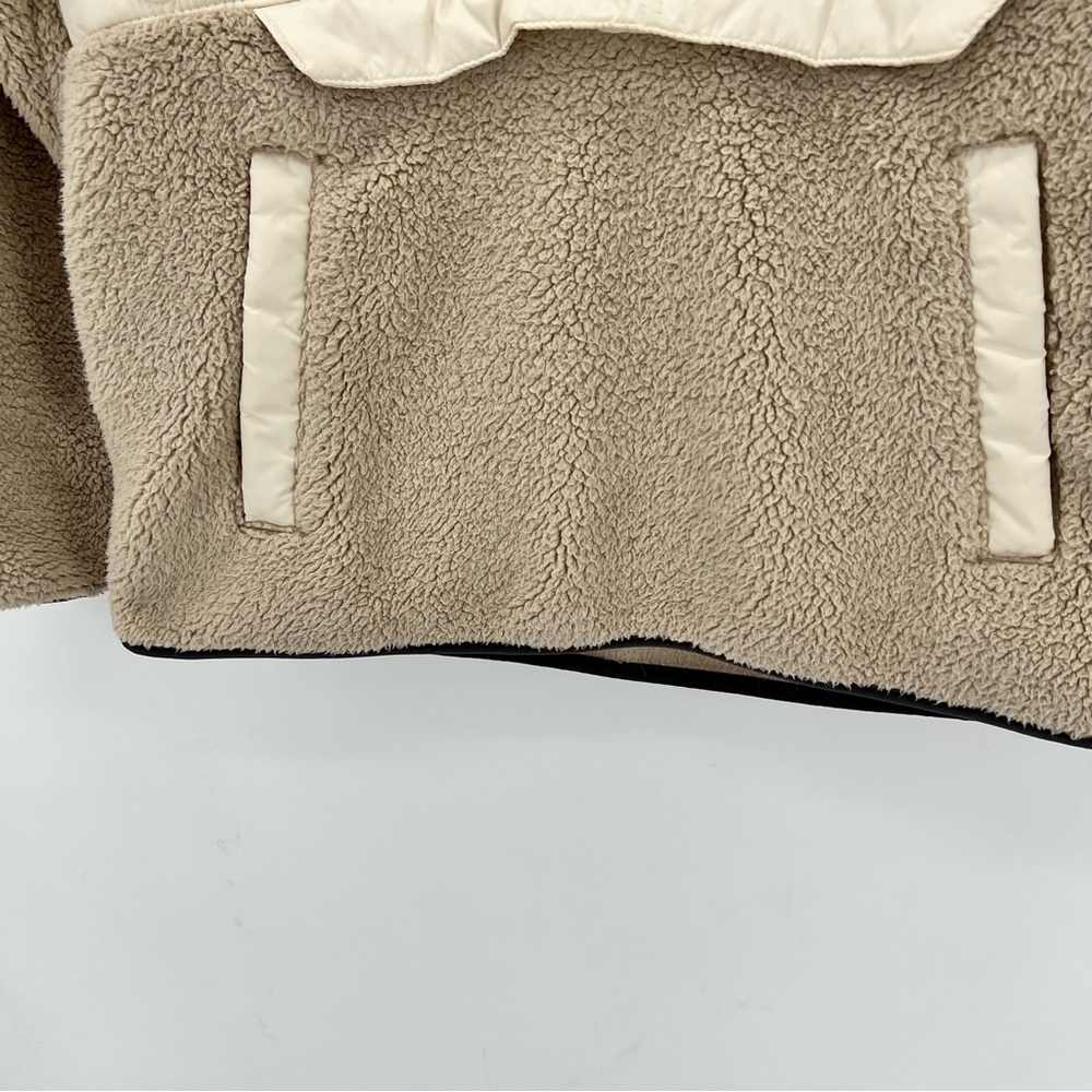 Columbia Sweet View Hooded Sherpa Fleece Quilted Pullover chalk/ancient fossil M - Picture 6 of 16